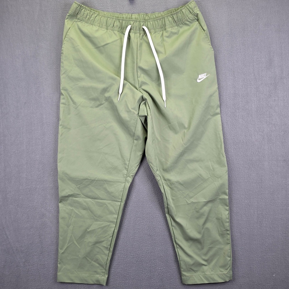 Nike Pants Mens XXL Woven Track Jogger Sage Green Lightweight Activewear Sport